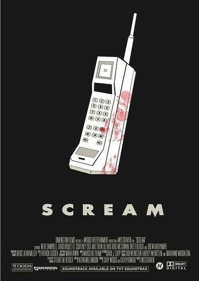 #Scream (1996) Scream Film, Scream Movie Poster, Scream 1996, Scream Franchise, Scream Movie, I Love Cinema, Little Shop Of Horrors, Horror Posters, Minimal Movie Posters