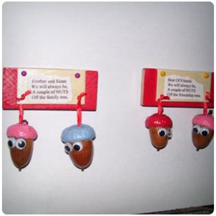 Acorn Family Homemade Gag Gift Diy Gag Gifts, Homemade Gag Gifts, Gag Gift Ideas, Easy Homemade Gifts, Gag Gifts Christmas, Christmas Luxury, Camp Crafts, Bag Topper, Gag Gifts Funny