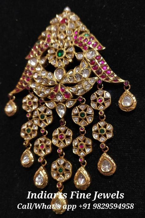 Designer Party Wear Woman Maang Teeka Ruby Pink Diamond Handmade Jewellery. #teeka #jewellery #maangteeka #handcrafted To Buy This Dm or Whatsapp - (+91 9829594958) A maang tikka is a piece of jewellery typically worn by Indian women on the forehead, and are similar to the concept of head harnesses. It is composed of a chain with a hook on one end and a pendant on the other. Brides typically wear maang tikkas, but it can also be worn by women of all ages. Indian Head Jewelry, Ruby Necklace Designs, Indian Diamond Jewellery, Bridal Jewellery Earrings, Gold Temple Jewellery, Antique Necklaces Design, Bridal Jewelry Vintage, Fancy Jewellery Designs, Maang Tikka