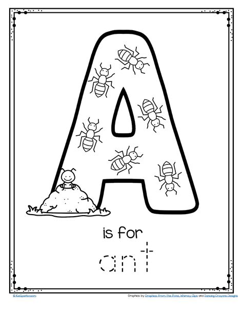 FREE A is for ant alphabet letter printable #alphabet #preschoolletters #antprintable A Is For Ant Preschool, Letter A Projects For Preschool, Activities With The Letter A, A Is For Ant Craft, A Is For Worksheet, Activities With Letter A, Free Letter A Printables, Ant Worksheet Preschool, Letter A Printables Free