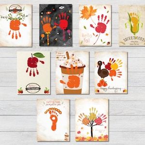 #fall #autumn #bundle #halloween #pumpkinspice #october #fallvibes #autumnvibes #pumpkin #farmlife #leaves #gift #diy #etsy #classroomcrafts #fallcolors #instagood #photooftheday #art #etsy #fun #leaves #falldecor #landscape #pumpkins #handprintprintable #toddleractivity #spooky #fallcraft #autumnleaves #fallart #handprint #kids handprint #toddlerhandprint #memorykeepsake #keepsakememory #fall #handprintcraft #handprintactivity #pumpkinprintable #printable #fallhandprint #halloweenhandprint Fall Kids Painting, Fall Hand Print Crafts For Kids, Kids Fall Crafts Easy, Halloween Baby Crafts, Pumpkin Footprint Art, Toddler Thanksgiving Crafts, Thanksgiving Footprint Art, Fall Footprint Art For Infants, Fall Footprint Art