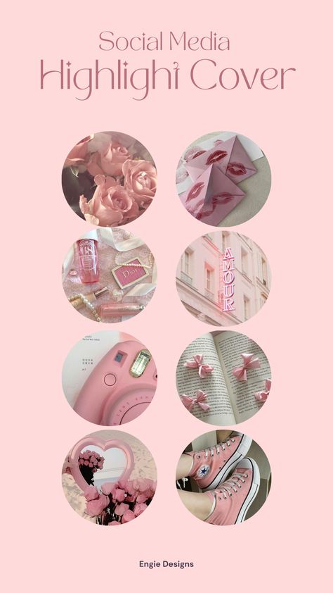 Instagram Highlight Cover Instagram Story Highlights Core Aesthetic Pink Pinkity Pink Highlights Cover, Insta Highlight Cover Pink, Pink Highlight Cover, Pink Highlight Covers Instagram, Instagram Highlight Covers Pink, Pink Instagram Highlight Covers, Aesthetic Highlight Covers Instagram Pink, Pink Story, Highlight Ig