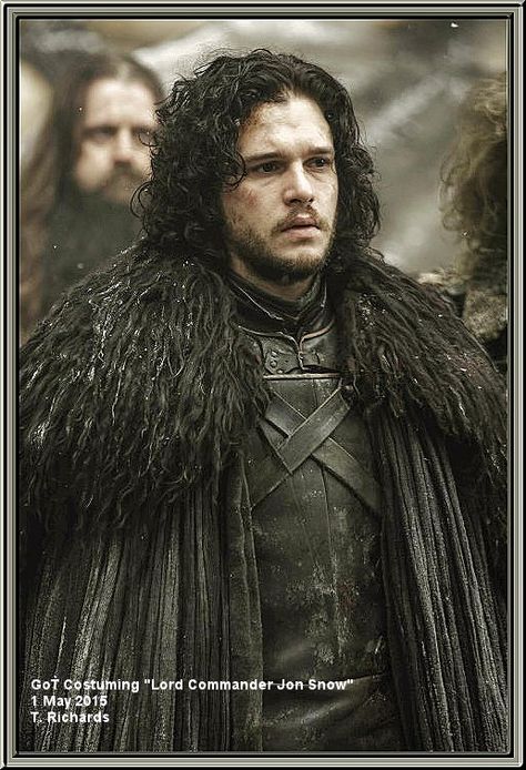 Lord Commander Jon Snow ~ S5-E3 Lord Snow, Game Of Thrones Instagram, Game Of Thrones Outfits, Eddard Stark, Game Of Thrones Facts, Game Of Thrones Costumes, John Snow, Kit Harrington, Game Of Thrones Funny