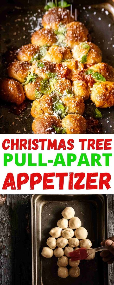 christmas tree pull apart appetizer collage image Pizza Dough Mozzarella Christmas Tree, Mozzerella Stick Christmas Tree, Christmas Tree Mozzarella Balls, Christmas Tree Pizza Pull Apart, Mozzarella Christmas Tree, Christmas Tree Pull Apart Bread, Cheese Tree, Christmas Tree Bread, Christmas Party Snacks