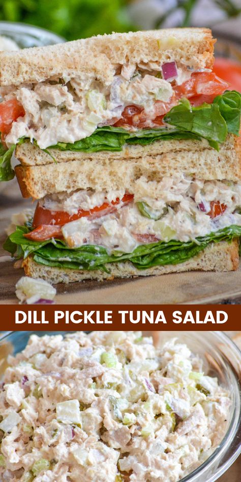 Hearty Bread, Best Tuna Salad, Healthy Food Guide, Tuna Sandwich, Tuna Salad Recipe, Healthy Food Facts, Healthy Sandwiches, Tuna Recipes, Lost 100 Pounds