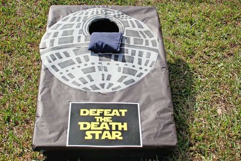 Star Wars Bean Bag, Star Wars Party Decorations, Star Wars Party Games, Star Wars Birthday Party Ideas, Star Wars Themed Birthday Party, Lego Star Wars Party, Birthday Star Wars, Star Wars Hoth, Star Wars Theme Party