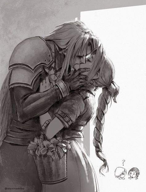 Cc Timeline, Fantasy Romance Art, Final Fantasy Sephiroth, Final Fantasy Artwork, Fantasy Couples, Final Fantasy Art, Romance Art, Brother In Law, Plot Twist