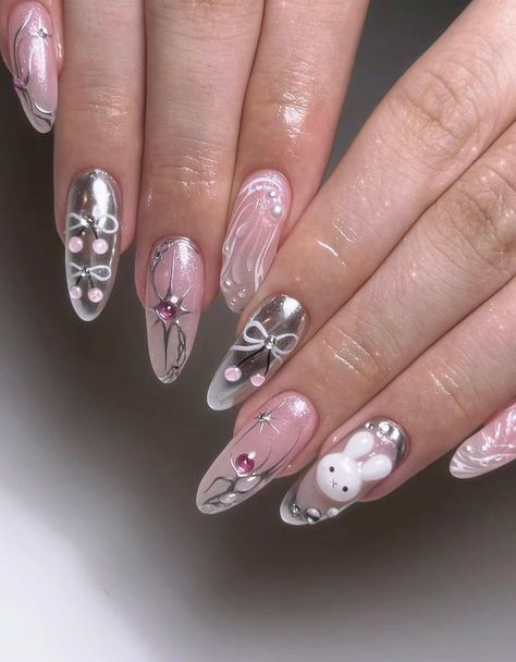 ʚ kimi ɞ on X: "miffy nails https://t.co/9GfVmeR8eW" / X Nails Gel Korean, Nail Art Drawing Designs, Nail Korean, Miffy Nails Short, Korean Pink Nails, Miffy Inspired Nails, Miffy Nails Aesthetic, Miffy Nail Art, Winter Sanrio Nails