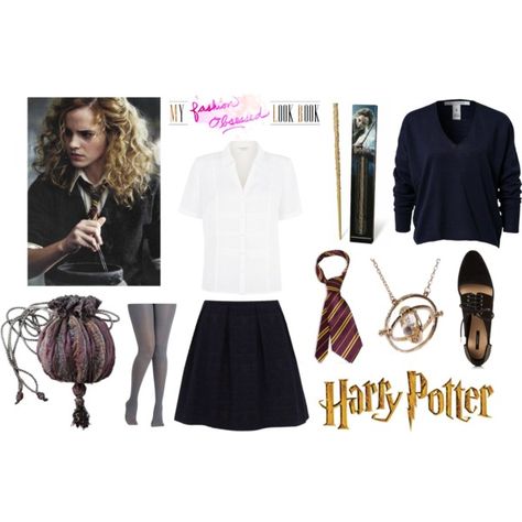 DIY Hermione Granger costume Hermoine Granger Costume Diy, Hogwarts Diy Costume, Diy Gryffindor Costume, Hermione Costume Women, Diy Harry Potter Costume Women, Hermione Granger Costume Diy, Diy Hermione Granger Costume, Hermoine Granger Costume, Harry Potter Costume Women