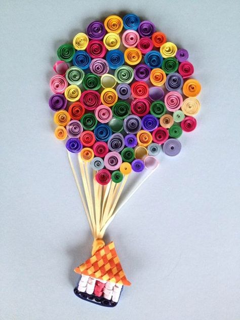 40 Creative Paper Quilling Designs and Artworks Hiasan Dinding Diy, Templat Kotak, Hot Air Balloon Adventure, Arte Quilling, Desain Quilling, Paper Quilling Patterns, Quilled Paper Art, Quilled Creations, Quilling Craft