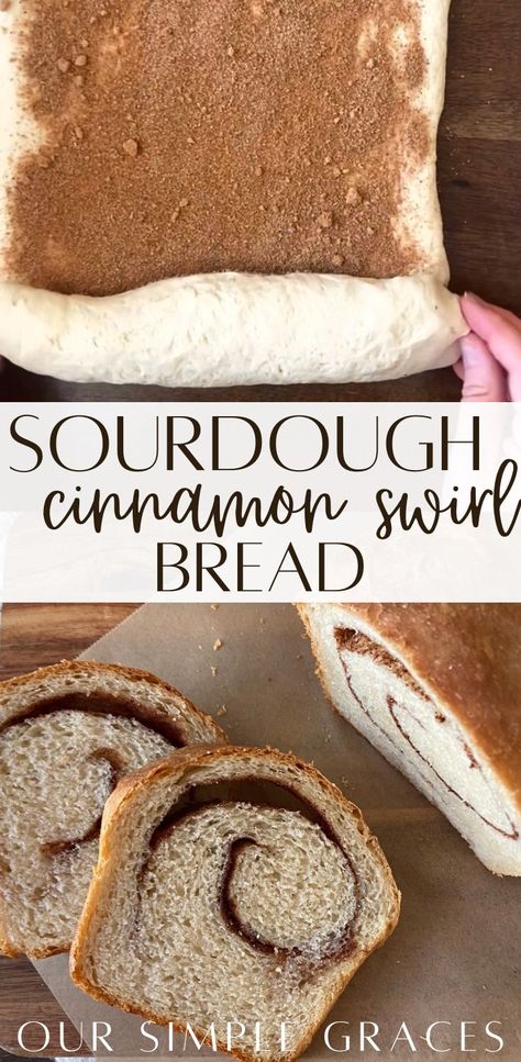 Sourdough Cinnamon Bread, Cinnamon Sugar Butter, Dough Starter Recipe, Easy Sourdough Bread Recipe, Recipe Using Sourdough Starter, Sourdough Bread Starter, Sourdough Bread Sandwiches, Sourdough Starter Discard Recipe, Swirl Bread