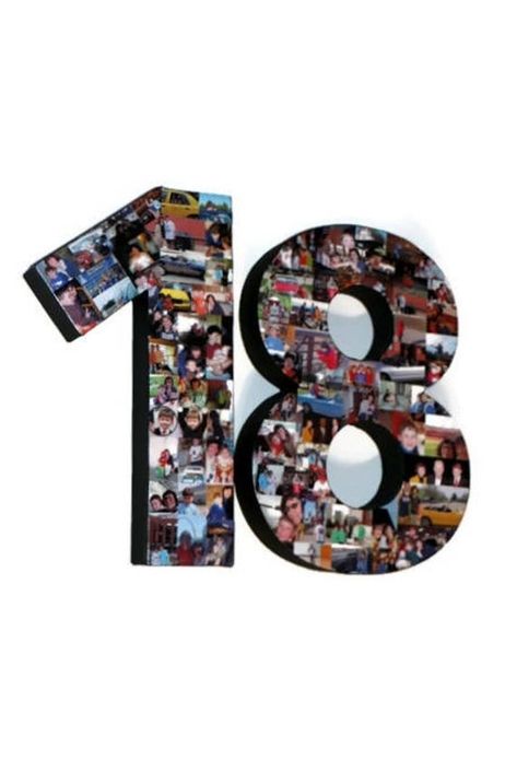 "*3D Number Photo Collage  *Two Digit  *Birthday  *Anniversary Party  *Senior Night  *Jersey Number  *Graduation  *Football,  *Soccer,  *Baseball,  *Basket Ball *Any sport jersey number or weight The 3D numbers are great for senior nights, birthdays, graduations, end of season, last games etc.  Listing is for one 8\" or 12\" double digit number of your choice! :) Chances are you wont find another 3D hand made approx 12\" custom photo number on Etsy. This unique item was created from customer dem Number Photo Collage, 3d Numbers, Wedding Photo Collage, Meaningful Artwork, 50th Anniversary Gifts, Sport Jersey, Graduation Year, 3d Hand, Senior Night