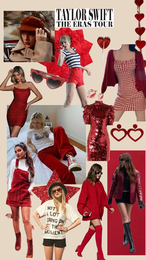 Red Eras Tour Outfit, Eras Tour Outfits, Taylor Swift Costume, Eras Outfits, Red Era, Taylor Outfits, Taylor Swift Party, Taylor Swift Birthday, Taylor Swift Tour Outfits