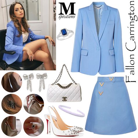 Fallon Carrington Outfit, Fallon Outfits, Dynasty Fallon, From Tv Series, Dynasty Closet, Boss Lady Outfit, Dynasty Outfits, Fallon Carrington, Dynasty Clothing