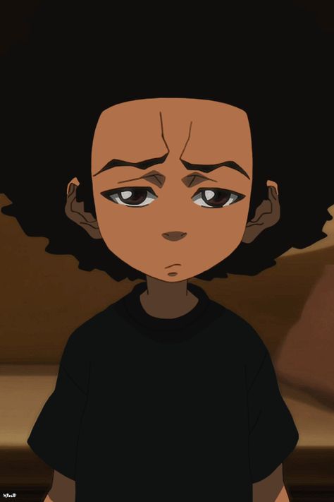 Huey Freeman Only Speaks The Truth / The Boondocks Huey Freeman, The Boondocks, A Black, Hair, Black