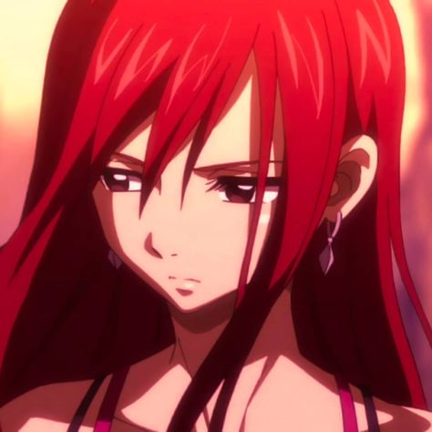 Ezra Fairy Tail, Erza Scarlet Pfp, Erza Pfp, Erza Gif, Erza Scarlet Fanart, Girl Pdp, Erza Scarlet Icon, Red Pfps, Ezra Scarlet