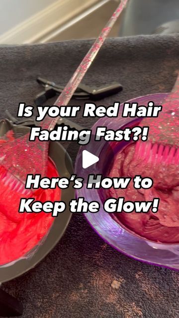 Diana Paulino on Instagram: "✨Thinking about going red but worried about the fading? Here’s the truth about keeping your hair fresh and vibrant! 

✨Red hair molecules are larger and don’t fully penetrate the hair shaft, causing the color to wash out quicker than other shades. 😬💧

✨Here’s how you can keep it looking fabulous longer:

✨Sulfate-Free is Key
Switch to sulfate-free shampoos and conditioners to protect your color from fading. 🚿✨

✨Color-Depositing Shampoos
These are a redhead’s best friend! Use them once a week to boost your color and keep it looking vibrant. 💆‍♀️🎨

✨Salon Touch-Ups
Red shades need regular refreshers—expect to visit your stylist every 4-6 weeks for a quick touch-up to keep that glow! 💇‍♀️✨

✨Avoid Heat & Sun
Heat styling and direct sun exposure can make you True Red Hair, Shampoo For Red Hair, Red Hair Fade, Vibrant Red Hair, Color Depositing Shampoo, Shampoos And Conditioners, Dyed Red Hair, Red Shades, Heat Styling