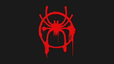 #spider-man #spider-man #logo #symbol #emblem #logo #symbol Spider-Man: Into the Spider-Verse through the universe #4K #wallpaper #hdwallpaper #desktop Spiderman Logo, Logo Symbol, Logo Wallpaper, Miles Morales, The Amazing, Spiderman, Paint, Red, Black