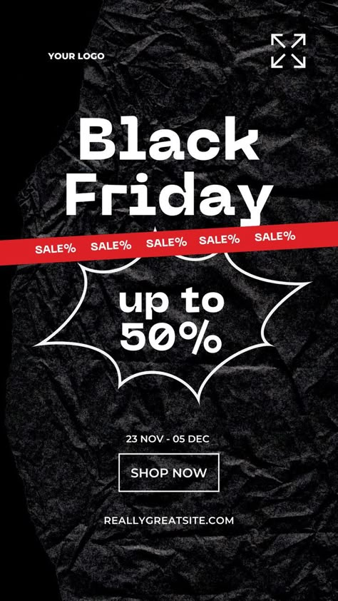 Halloween Email Design, Black Friday Graphic Design, Sale Ads Creative, Discount Graphic, Sale Instagram Story, Black Friday Sale Design, Black Friday Marketing, Black Friday Campaign, Black Friday Fashion