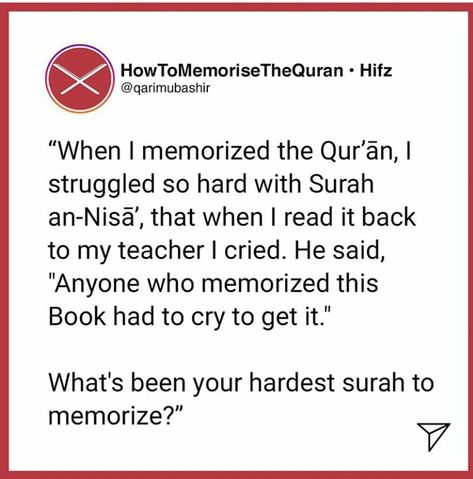 Hifz Quran Quotes, Hifdh Motivation, Quran Tips, Quran Pics, Ramadan Prep, Qur'an Journal, Quran Memorization, Friend Status, Short Islamic Quotes