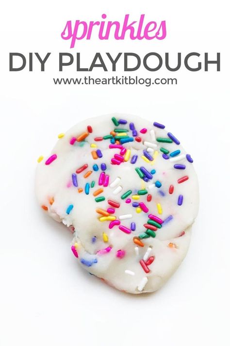 Zoo Room, Easy Homemade Playdough, Playdough Activity, Sprinkle Birthday, Playdough Party, Sprinkles Birthday Party, Diy Playdough, Birthday Party Activity, Diy Sprinkles