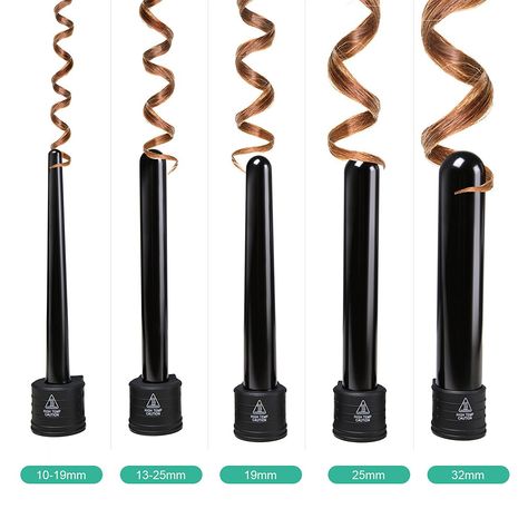 Huachi 5 in 1 Curling Iron Professional Salon Hair Curler Curling Wand Rollers Set with 5 Interchangeable Ceramic Barrels >>> Check out the image by visiting the link. (This is an affiliate link) #TravelHaircare Types Of Curling Irons, Ceramic Hair Curler, Girl Hair Drawing, Mini Hair Straightener, Best Curlers, Easy Curly Hair, Travel Hairstyles, Curling Irons, 4c Natural Hair