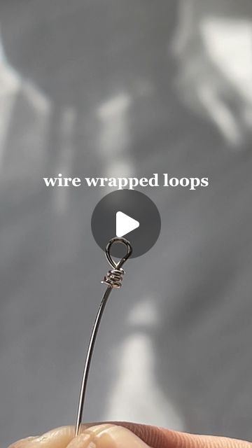 Encharm Kits on Instagram: "Here's an in-depth tutorial on how to make a wire-wrapped loop 💜

#encharm #DIY #handmadejewelry" Wire Wrapped Loop Tutorial, Wire Loop Tutorial, How To Make A Wire Loop For Jewelry, Jewelry Wire Diy, How To Wire Wrap, Diy Wire Charms, Things To Make With Wire, Beginner Wire Wrapping Tutorial, Wire Wrapping Tutorial