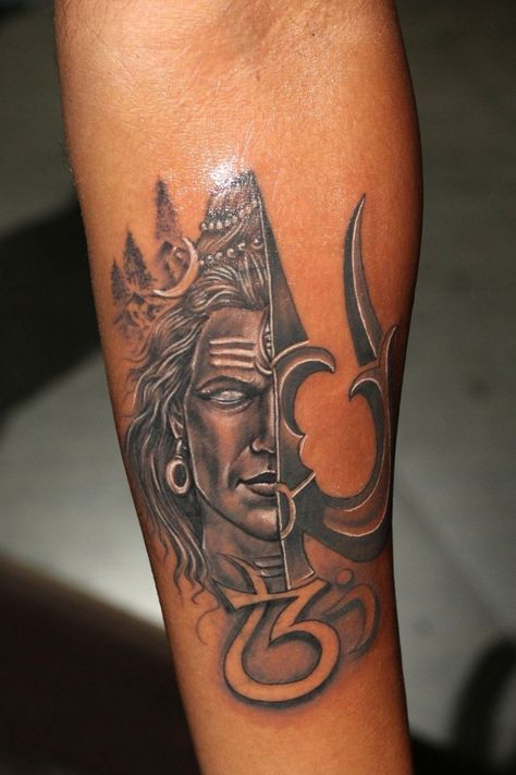 Shiva Portrait Tattoo, Shiva Tattoos For Men, Shiva Portrait, Tattoos For Men Unique, Lord Shiva Tattoo, Tattoo Back, Shiva Tattoo Design, Shiva Tattoo, Shiva Parvati Images