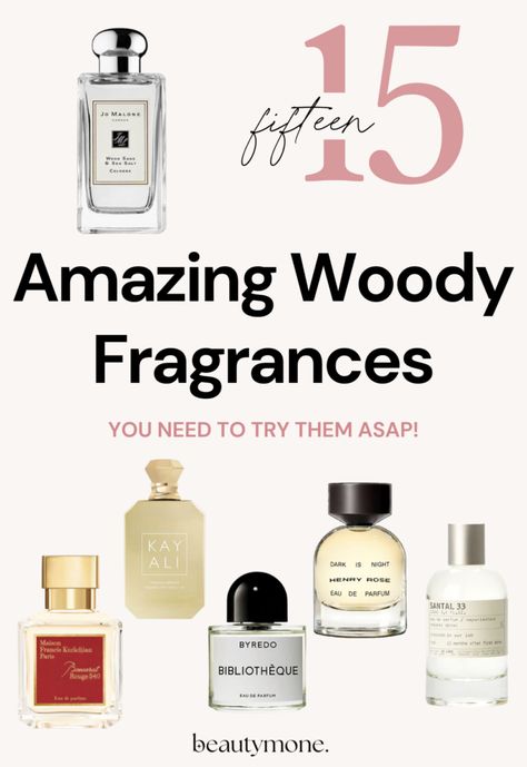 Woody Scent Perfume, Woody Fragrance For Women, Sandalwood Perfume For Women, Best Woody Perfumes For Women, How To Smell Like Sandalwood, Woodsy Perfume For Women, Best Lotions To Smell Good, Woody Perfume For Women, Top Fragrances For Women