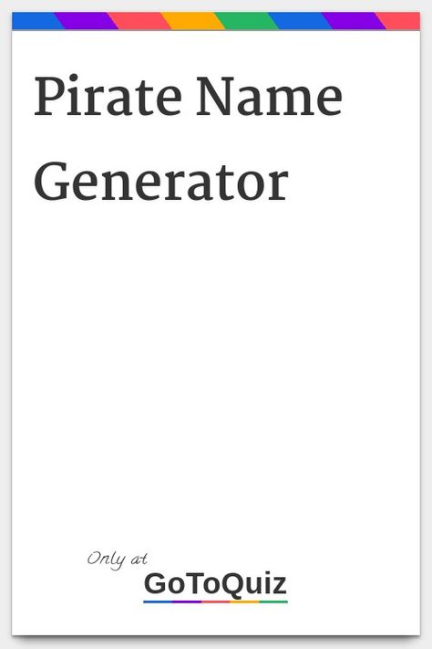 "Pirate Name Generator" My result: Captain Tessa Rose Pirate Last Names, Pirate Names Ideas, Female Pirate Names, Pirate Names Female, Pirate Name Generator, Pirate Name, Kingdom Names, Pirate Names, Girl Pirates