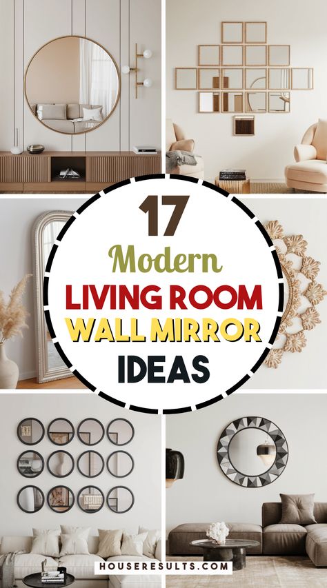 Enhance your living room with beautiful wall mirrors! 💖🪞 Our guide features stylish decor ideas that reflect your personality and style. Learn how to arrange mirrors for maximum impact and elegance. Be sure to save this pin for your home decor projects! 📌✨ Mirror Wall Decor Behind Couch, 6 Mirrors On Wall, Long Horizontal Wall Decor, Mirrors Next To Tv On Wall, Living Room Wall With Mirror, Set Of 3 Mirrors On Wall, Mirror Decorating Ideas Living Room, Mirrors Above Sofa, Picture Wall With Mirror