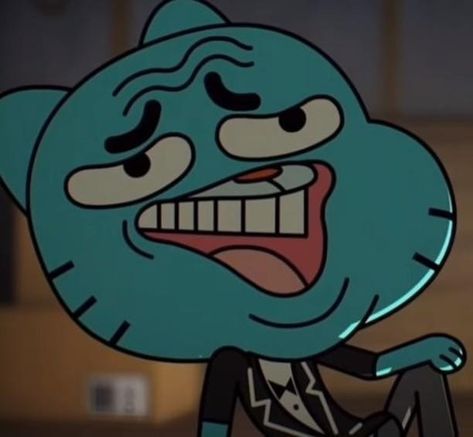 nah Gumball Face Expression, Gumball Memeable Face, Gumball Funny Face, Gumball Expressions, Gumball Meme, Gumball Faces, Amazing Gumball, Silly Faces, Happy New Year Everyone