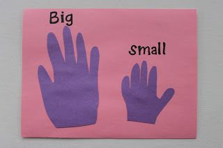 Opposite Preschool Crafts, Big And Small Crafts Preschool, Opposites Art Preschool, Opposite Crafts For Toddlers, Opposites Crafts For Toddlers, Preschool Opposites Crafts, Opposite Art Ideas, Opposite Crafts Toddlers, Opposites Crafts Preschool