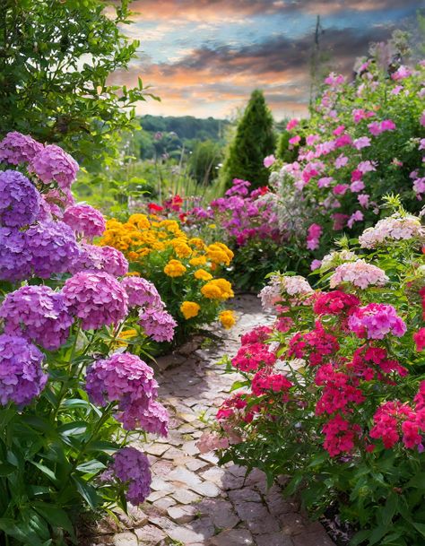 Are you looking for beautiful and colorful flowers to add to your garden but don't have a lot of Beautiful Flower Fields Landscapes, Beautiful Plants For Garden, Lawn With Flowers, Nice Flowers Beautiful, Beautiful Gardens Flowers, Flower Landscape Ideas, Rainbow Flower Garden, Flower Garden Inspiration, Pretty Flower Garden