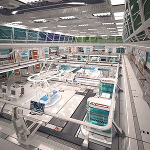 Laboratory 3D Models for Download | TurboSquid Sci Fi Laboratory, Concept Art Landscape, Scifi Interior, Laboratory Design, Spaceship Interior, Sci Fi Environment, Futuristic Interior, Space Planets, Futuristic City