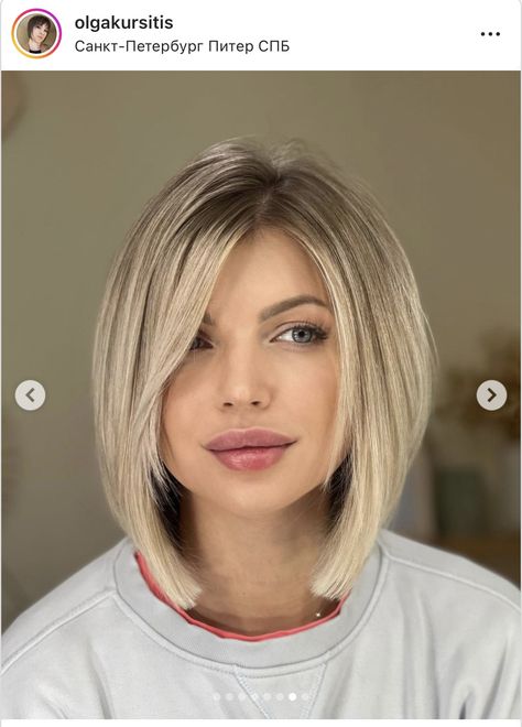 Reverse Bob Haircut, Short Summer Haircuts, Short Layered Bob Haircuts, Layered Haircuts For Women, Oval Face Haircuts, Corte Bob, Summer Haircuts, Layered Bob Hairstyles, Short Layered Haircuts