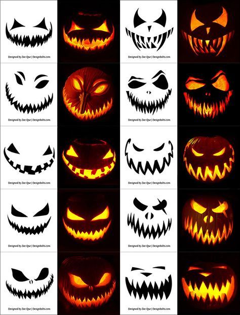 Free-Scary-Halloween-Pumpkin-Carving-Stencils,-Faces-&-Ideas-2017--Pictures-&-Templates Free Printable Pumpkin Carving Stencils, Printable Pumpkin Carving Stencils, Veselý Halloween, Stencils Patterns, Dekorasi Halloween, Pumpkin Carving Stencils, Scary Halloween Pumpkins, Halloween Pumpkin Carving Stencils, Halloween Pumpkin Carving