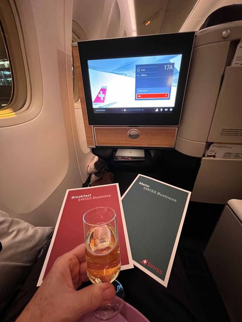 Swiss Air Business Class Review: Is It Worth It? [year] Swiss Airlines, French Bordeaux, Business Class Travel, Swiss Cuisine, Swiss Air, Lost Luggage, Virgin Atlantic, Long Haul Flight, Heathrow Airport