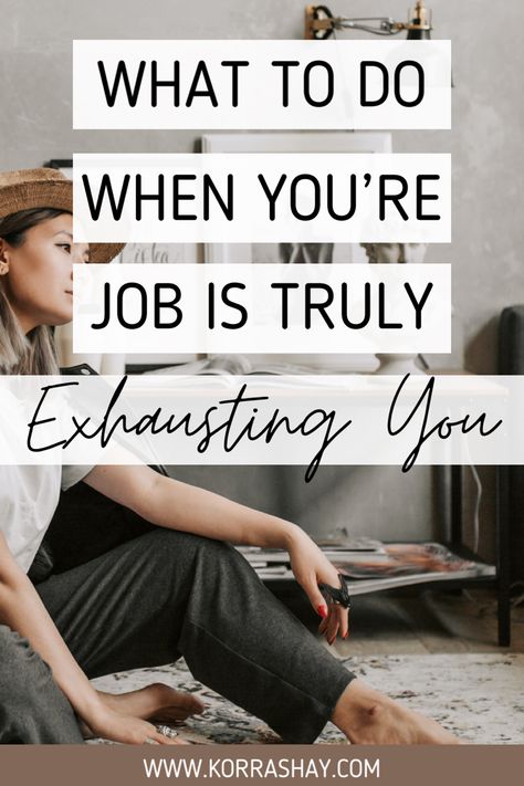 What to do when you’re job is truly exhausting you! How to avoid burnout. How to keep your job from burning you out. What to do when youre job is overwhelming you. #professional #workhard #careeradvice #lifetips How To Work Hard, Burnout Tips, Burnout Quotes, Burnout Syndrome, Job Burnout, Boring Job, Burnout Recovery, Stressful Job, Avoid Burnout