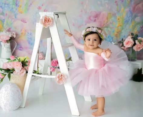 First Birthday Dress, Girls Pink Birthday Outfit, First Birthday Tutu, Pink Tutu Dress for First Birthday, First Birthday Outfit for Girl Pink Birthday Outfit, Garment District Nyc, First Birthday Dress, First Birthday Tutu, Newborn Photo Outfits, Pink Tutu Dress, First Birthday Dresses, Tutu Dresses, Ballerina Birthday