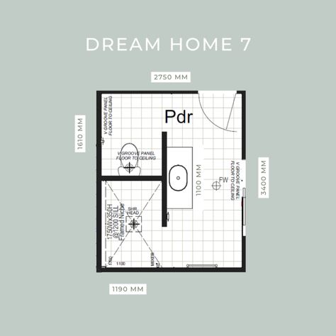 T Shaped Bathroom Layout, Small Square Ensuite Ideas, Square Ensuite Layout, Ensuite Layout Floor Plans, Master Ensuite Layout, Shared Bathroom Layout, Bathroom Laundry Combo Floor Plans, Ensuite Floor Plan, Small Bathroom Layout Floor Plans