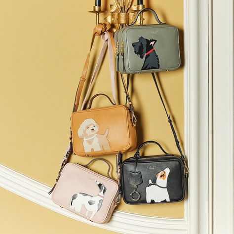 Radley London on Instagram: “Be the leader of the style pack with our NEW limited edition Radley and Friends collection. ⠀⠀⠀⠀⠀⠀⠀⠀⠀ Featuring paw-fect portraits of some…” Radley London Handbags, London Bags, Radley London, Cute Handbags, Bag Style, College Student, The Leader, I Love Dogs, Camera Bag