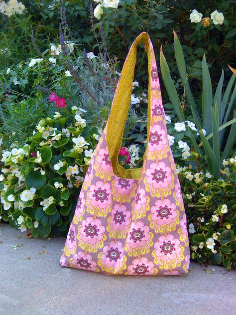 Hobo Purse Patterns Free Diy Bags, Hobo Bag Tutorials, Boho Bag Pattern, Hobo Bag Patterns, Sac Diy, Bags Diy, Slouch Bags, Bag Pattern Free, Diy Bags Patterns