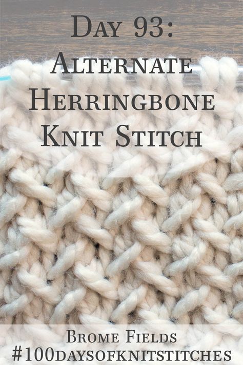 Learn how to knit the Alternate Herringbone knit stitch in this video tutorial. Herringbone Knit Stitch, Herringbone Stitch Knitting, Herringbone Knit, Linen Stitch, Herringbone Stitch, Knitting Instructions, Knitting Videos, Blanket Knitting Patterns, How To Knit