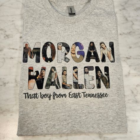 Cute Design ! Custom Made And Will Ship Within A Few Days! On Gildan Unisex Short Sleeve Sublimation Check Out My Page For More Designs!:) Morgan Wallen Shirts, Shirts With Words, Popular Shirt Designs, Wallen Shirt, Teacher Tee Shirts, Dream Christmas, Music Heart, Math Teacher Shirts, Word Shirts