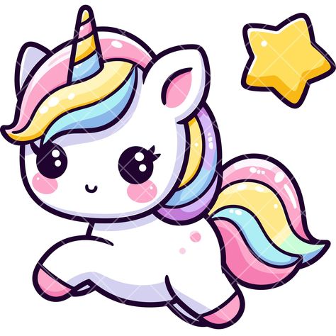 Doodles Kawaii, Kawaii Pics, Doodles Bonitos, Unicorn Png, Diy Drawing, Unicorns Png, Unicorn Drawing, Food Drawings, Unicorn Printables