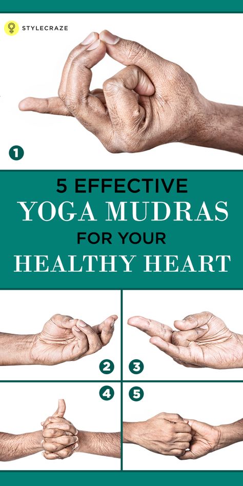 Having a healthy heart is essential for a healthy long life. Yoga for heart plays a vital role, here are 5 must practice mudras of #yoga for cardiac ... Mudras For Heart, Yoga Mudras, Yoga Ashtanga, Arte Yoga, Yoga Hands, Sup Yoga, Yoga Posen, Yoga Moves, Yoga Help