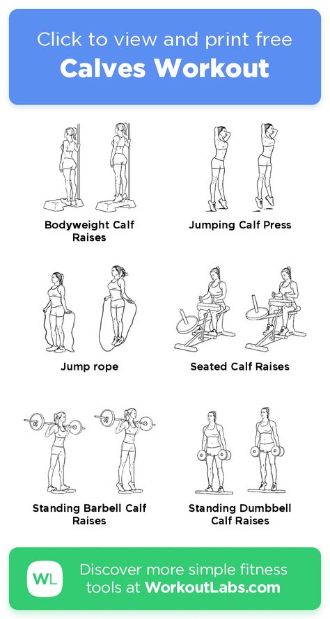 Calf Home Workout, Calf Rise Workout, Easy Calf Workouts, Workouts For Calf Muscles, Calf Workouts For Women Gym, Leg Calf Workout, Lower Leg Workout Calves, Dumbbell Calf Workout, How To Gain Calf Muscle Leg Workouts