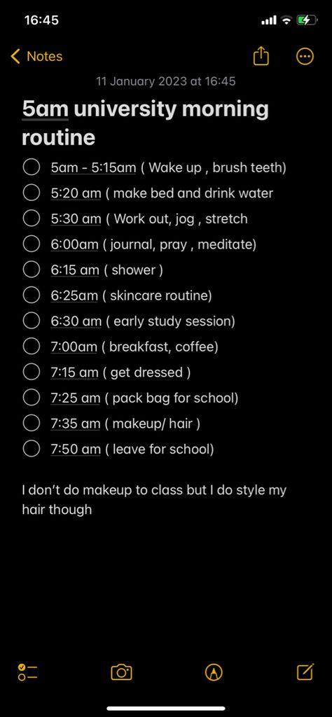 Productive Morning Routine 5 Am, 5 Am Morning Routine Workout, 6 Am Study Routine, 9-5 Routine, Morning Routine University Student, Student Athlete Schedule, School Morning Routine With Workout, Early Morning Gym Routine, Morning Routine College Students