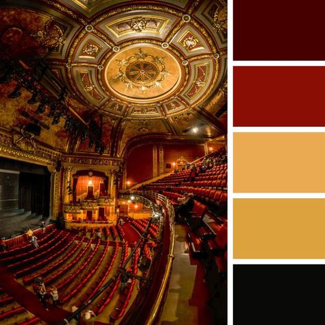 Opera Color Palette, Burlesque Color Palette, Phantom Of The Opera Color Palette, Moulin Rouge Color Palette, Old Hollywood Glamour Color Palette, Movie Theater Color Palette, Cinema Colour Palette, Dark Circus Color Palette, Vintage Circus Color Palette